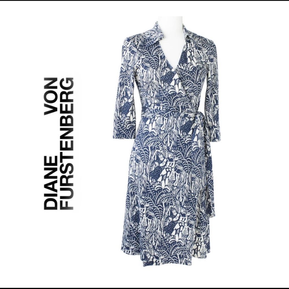 Diane Von Furstenberg Jeanne Dancing Sailor Dress